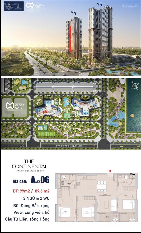 Chính chủ bán gấp căn hộ 3 ngủ view đẹp, giá mềm, tặng gói nội thất cao cấp tiêu chuẩn 5 sao.