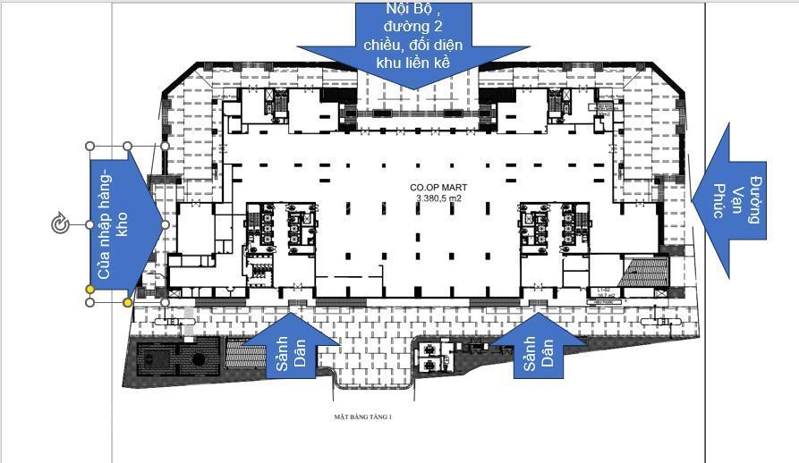 Cho thuê 3380m², mặt tiền 30m tầng 1 mặt đường cầu am  vạn phúc, hà đông