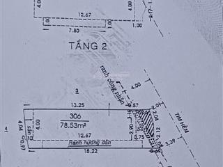 Giá 12.5 tỷ, mặt tiền tái thiết, bảy hiền tân bình, 80m2(5 x 16)
