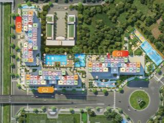 The sola park 1n+ 43m2 giá rẻ bèo 2.5 tỷ  tầng trung tiến độ view bể bơi