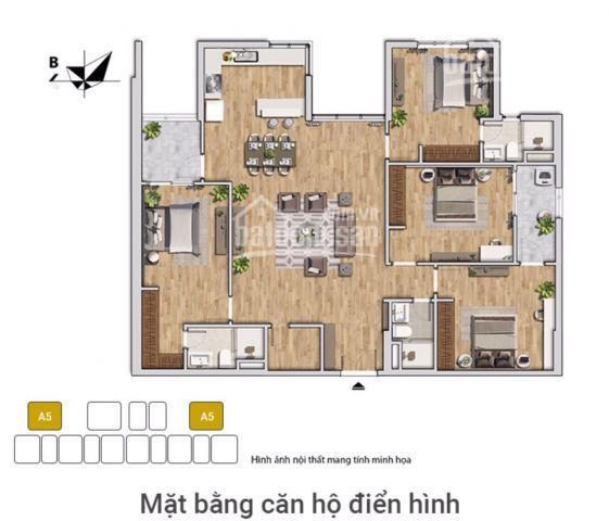 Bán căn hộ 4pn tầng trung giá tốt nhất dự án amber riverside 622 minh khai  0946 437 *** em hải