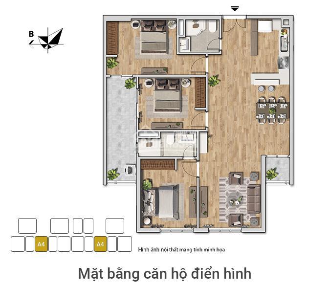Bán căn hộ 4pn tầng trung giá tốt nhất dự án amber riverside 622 minh khai  0946 437 *** em hải