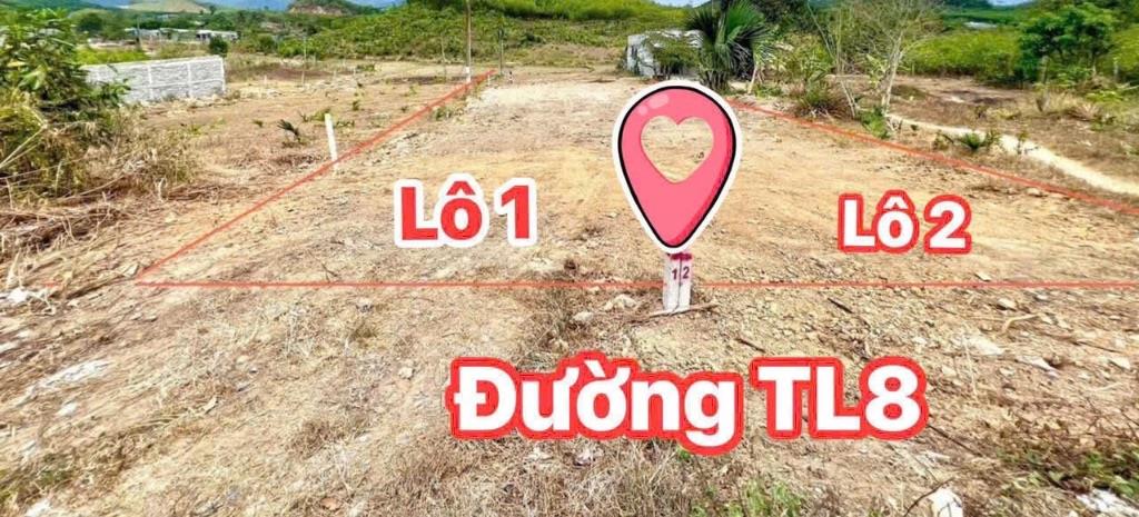 BÁN 2 LÔ LIỀN KỀ MT TỈNH LỘ 8 KHÁNH BÌNH , KHÁNH VĨNH . DT 448 và 420m2 , CÓ THỔ CƯ . GIÁ TỪ 385 TRIỆU/Lô