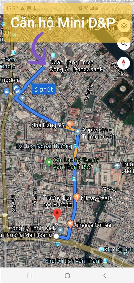 Cho thuê căn hộ dịch vụ quận bình thạnh  tp hồ chí minh giá 6  7.5 triệu