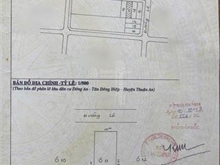 Bán gấp đất nền 300m2 giá 8,1 tỷ tại khu dân cư đông an, tân đông hiệp, dĩ an, bình dương