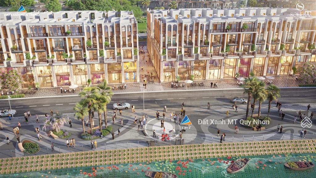 Duy nhất 1 căn nhà 5 tầng quy nhơn view sông shophouse solera giá chỉ 30tr/m2