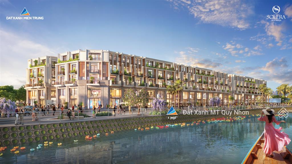 Duy nhất 1 căn nhà 5 tầng quy nhơn view sông shophouse solera giá chỉ 30tr/m2