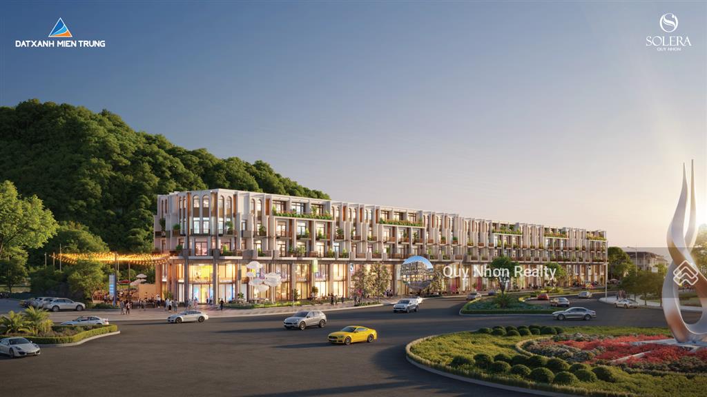 Shophouse solera quy nhơn mở bán giai đoạn 2  giỏ hàng view vòng xoay hùng vương