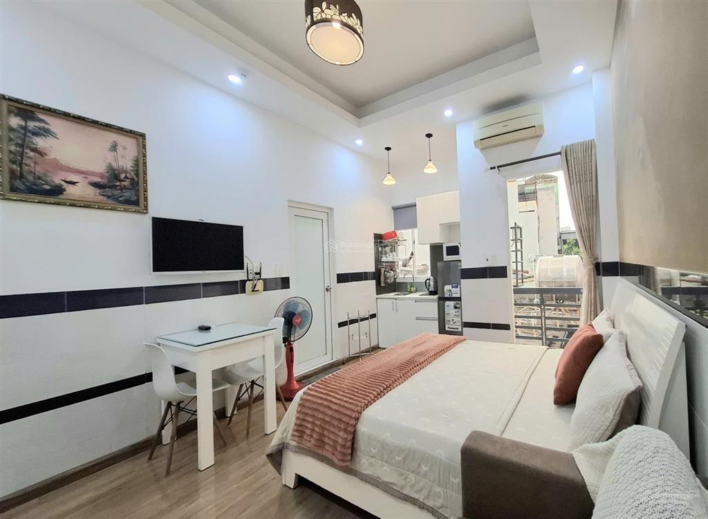 Cho thuê căn hộ 1 pn 32m2, giá chỉ 7,5 triệu/th, ở 181 âu dương lân, q8, hcm, giá tốt