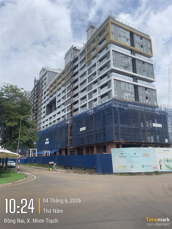 Fiato airport city, căn 1 phòng ngủ, 53m, tầng thấp, view nội khu, giá 2 tỉ 1
