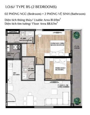 Bán căn góc 2pn 88m2 block c giá tốt dự án. có luôn ô xe ô tô định danh. thanh toán 65% nhận nhà