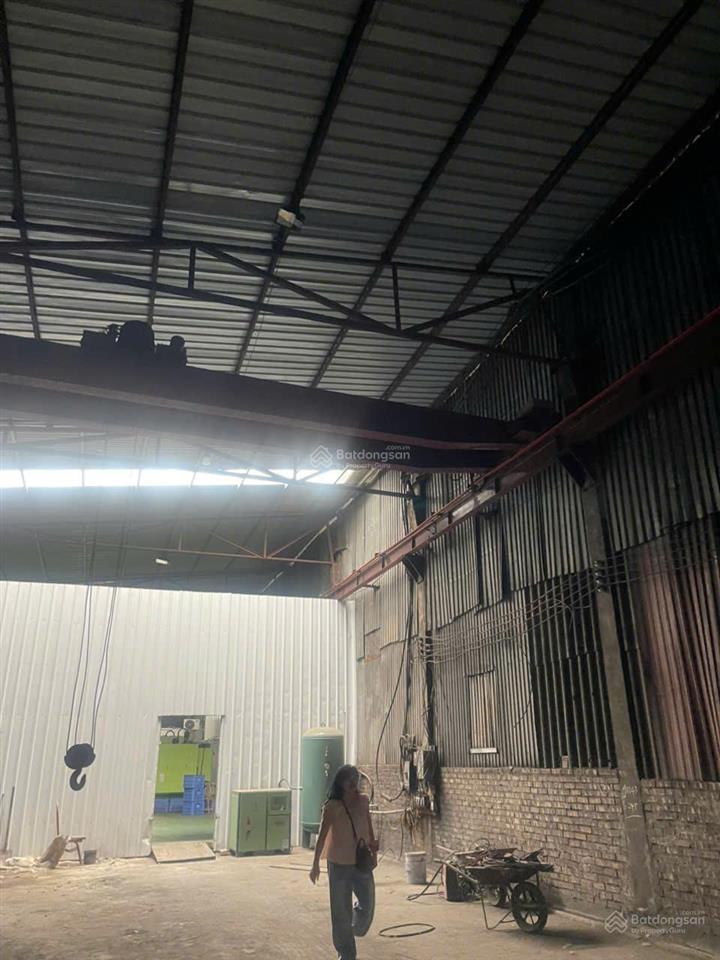 Cho thuê kho xưởng tại p từ sơn bắc ninh. diện tích 600m2, cao 9m