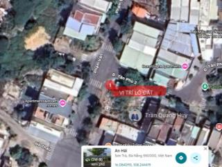 Góc 2 mặt tiền phạm vấn & tân phú 2, gần trục thông biển hồ thấu, xuống biển 500m..