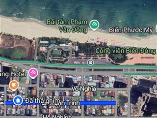 Bán đất mt lê mạnh trinh, dt 292.5m2 ngang 12m cách biển 100m, giá bán chỉ 150tr/m2 vị trí đẹp
