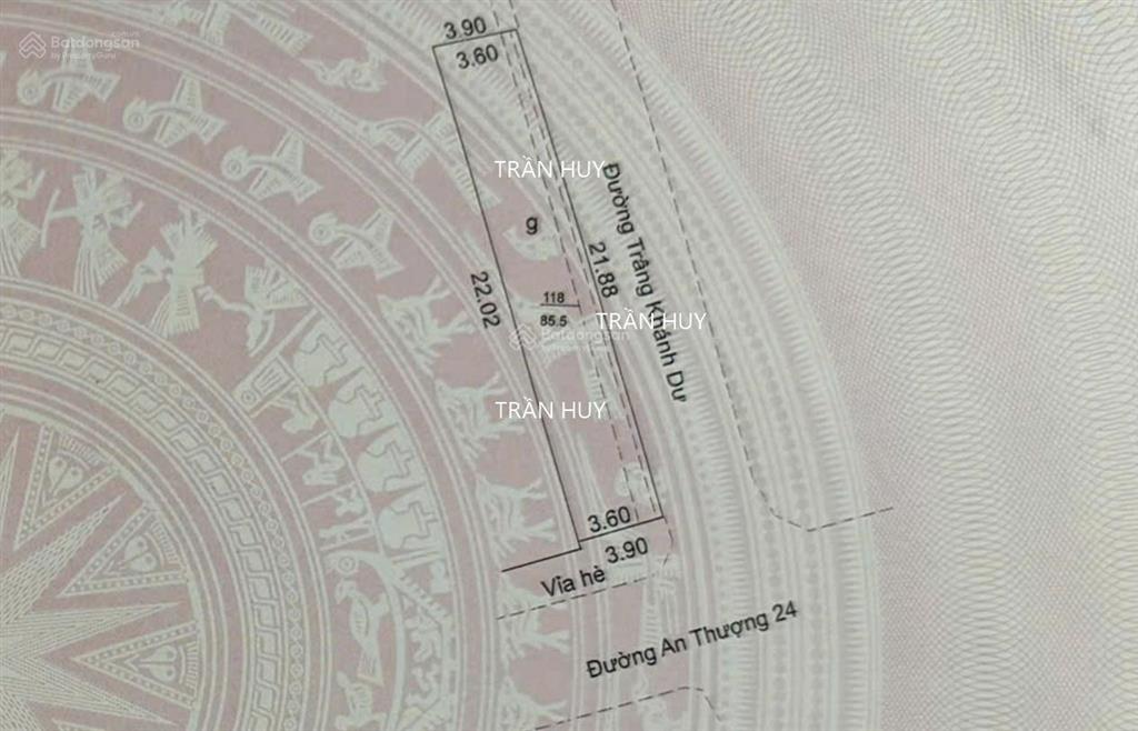 Bán lô góc 2 mt an thượng 24 & trần khánh dư, ngay giữa phố tây an thượng, vt vàng gần biển mỹ khê