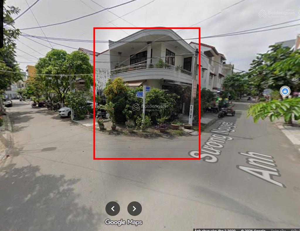 Bán nhà 2 tầng góc an cư 2 & sương nguyệt ánh  sát hà đặt, hồ nghinh, cách biển mỹ khê 200m