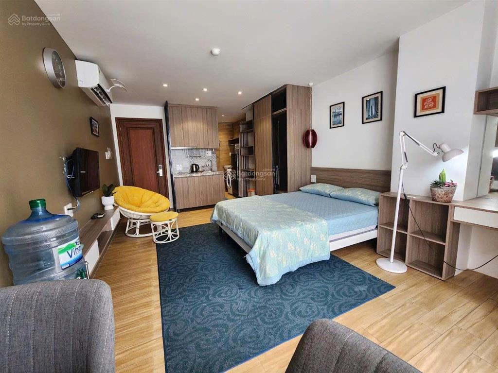 Cho thuê căn hộ 45m2 máy giặt riêng ban công của sổ lớn ở hoàng hoa thám bình thạnh gần cầu bông q1