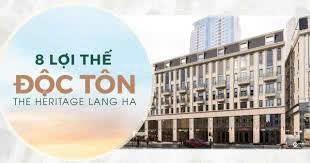 Ngoại giao shophouse the heritage láng hạ, 114 m2, 8 tầng. giá vip