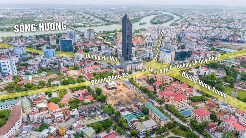 Giỏ hàng căn hộ cao cấp 3pn đặc biệt, chiết khấu lớn, hỗ trợ vay lên tới 85%  dự án huế heritage