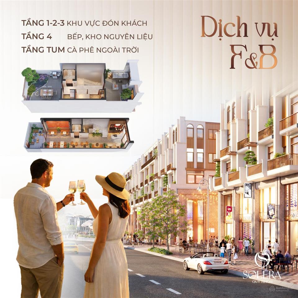 Hiếm! nhà phố 4,5 tầng căn kề góc, mặt tiền đường 42m long vân long mỹ  trung tâm tp quy nhơn