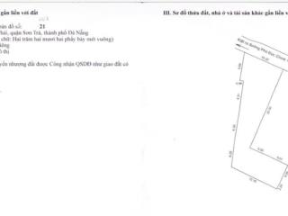 Bán đất kiệt đường phó đức chính vị trí sát biển, cách biển vài trăm mét
