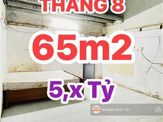 Hơn 5tỷ bán rẻ căn nhà đường cách mạng tháng 8 với 65m2