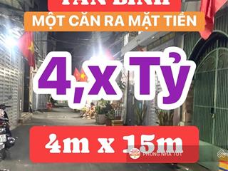 Bán nhà tân bình 60m2 chỉ hơn 4 tỷ thương lượng