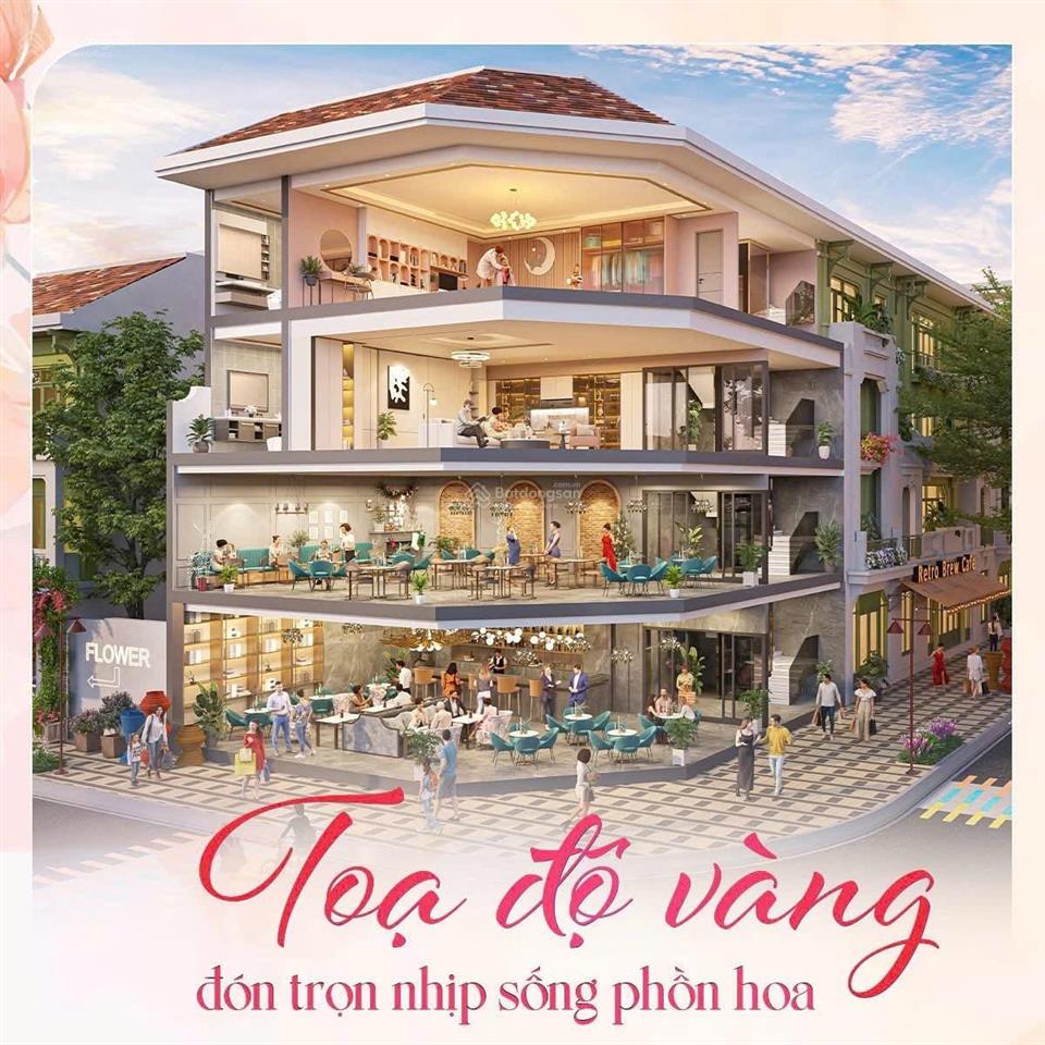 Ngoại giao căn góc bt38 sun urban city  277m2 x 3,5 tầng  mặt tiền 20m  ngã tư đại lộ hoa