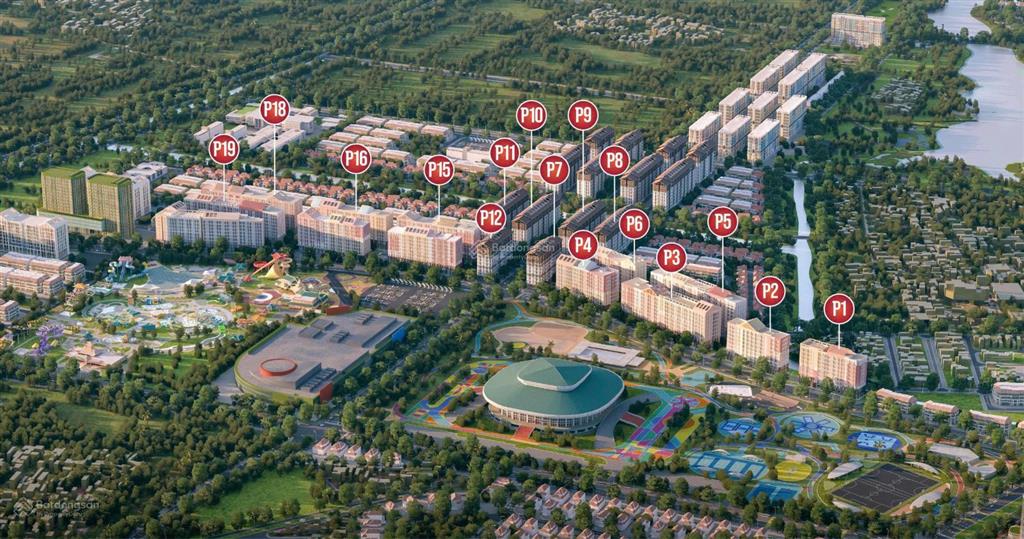 Lô góc 3pn đẹp tòa park 7, sun urban city  mặt ngã tư sun world, nhà thi đấu  90m2  3 tỷ 1