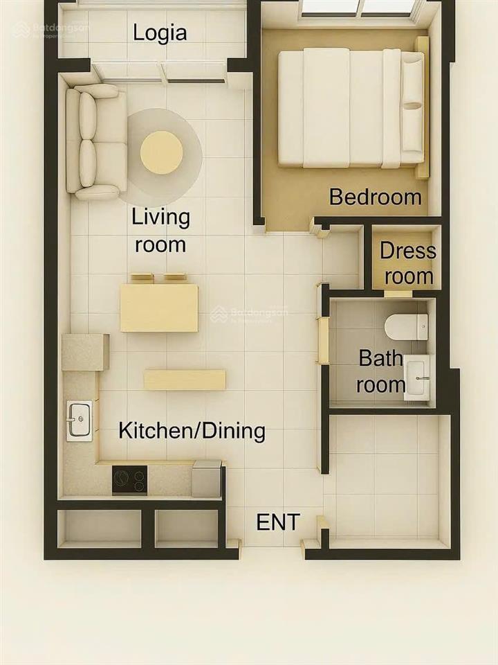 Chuyển nhượng suất ngoại giao căn hộ 1n chung cư k8  starlake tây hồ tây gđ2