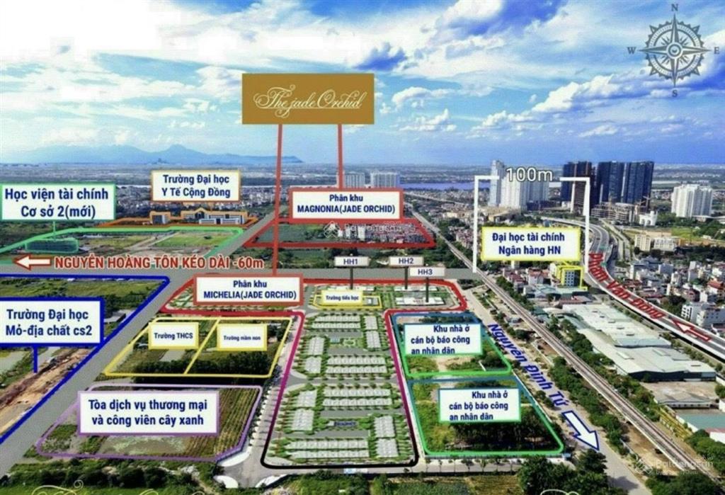 Bán căn lk góc tại jade square, nguyễn đình tứ, xuân đỉnh, bắc từ liêm