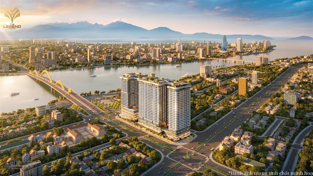 Căn hộ the legend đà nẵng ngay đầu cầu rồng | 1pn từ 5,1 tỷ | ck tới 13% | tặng nội thất 300 triệu