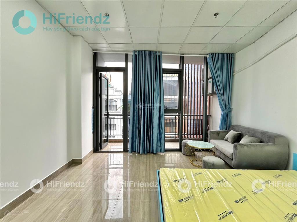 Cho thuê 1pn ban công mới gần khu vực sân bay full nội thất  gần phú nhuận  công viên gia định