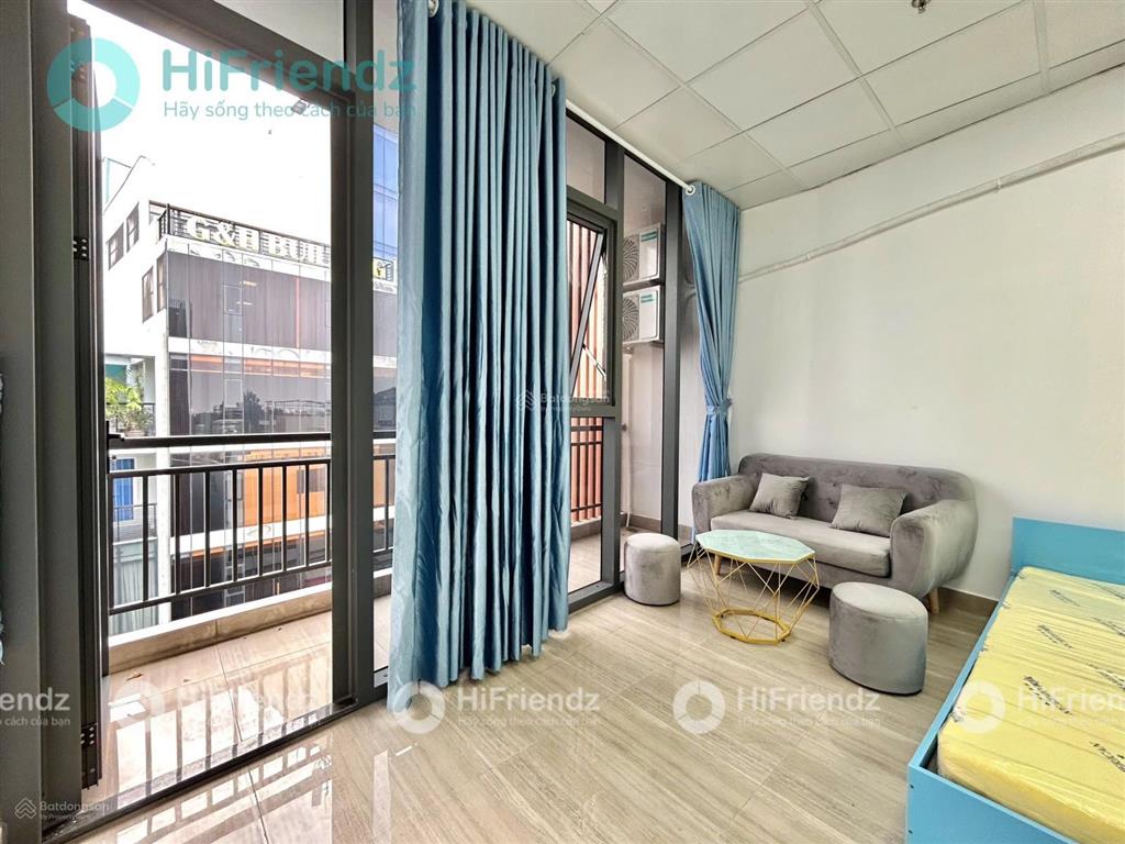 Cho thuê 1pn ban công mới gần khu vực sân bay full nội thất  gần phú nhuận  công viên gia định