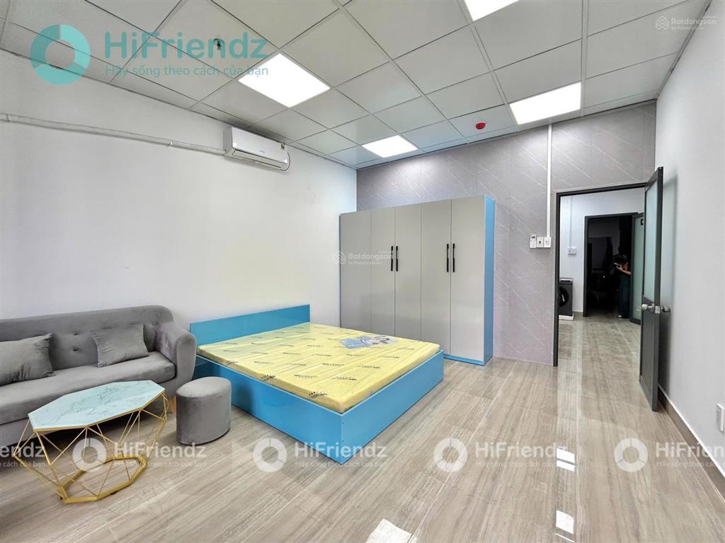 Cho thuê 1pn ban công mới gần khu vực sân bay full nội thất  gần phú nhuận  công viên gia định