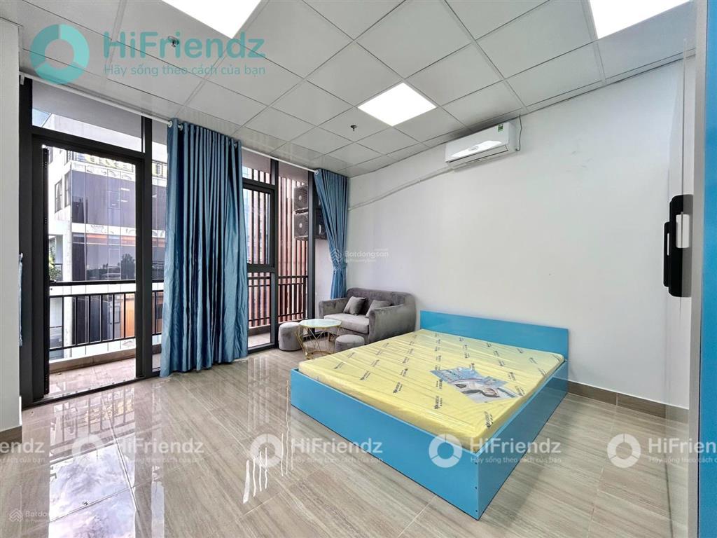 Cho thuê 1pn ban công mới gần khu vực sân bay full nội thất  gần phú nhuận  công viên gia định