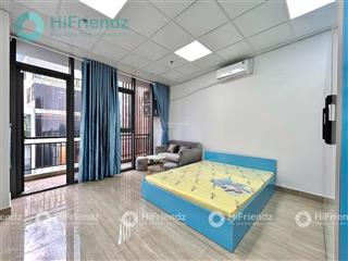 Cho thuê 1pn ban công mới gần khu vực sân bay full nội thất  gần phú nhuận  công viên gia định