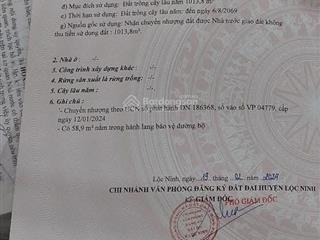 Bán đất tại k54 xã lộc thiện, huyện lộc ninh, bình phước, 1 tỷ, 1013 m2 giá ưu đãi uy tín