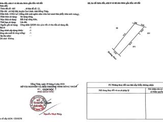 Bán đất tại mỹ hội, huyện cao lãnh, đồng tháp, 11,6 tỷ, 1528 m2 chính chủ giá cực chất