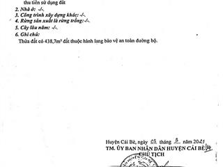 Bán 7 công đất vườn tại ấp mỹ tường, xã thiện trung, huyện cái bè, tiền giang, 11,2 tỷ, 7132 m2