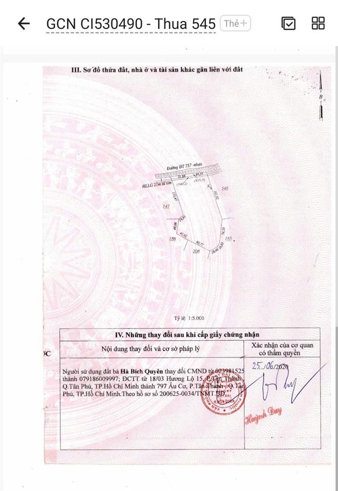 Bán đất tại đt 757, an khương, hớn quản, bình phước, 50 tỷ, 29525m2, giá ưu đãi uy tín