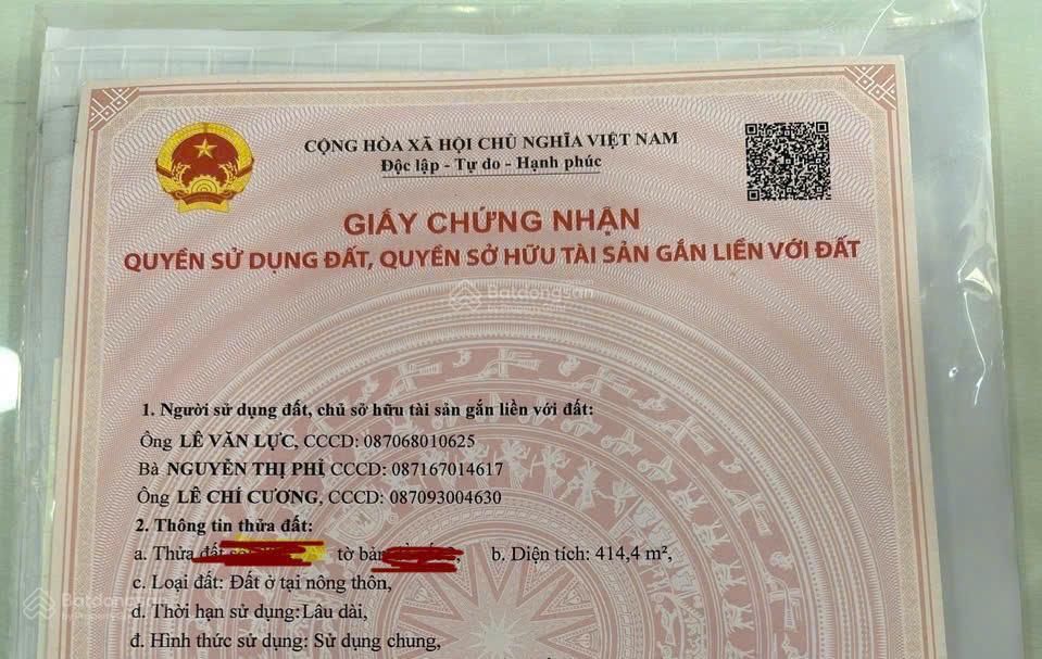 Bán đất tại mỹ hòa, tháp mười, đồng tháp, 2,2 tỷ, 414m2, view đẹp