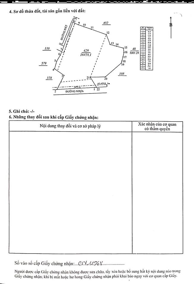 Bán đất tại xã tân phong, 54 tỷ, 16458,1 m2, giá cực chất chính chủ