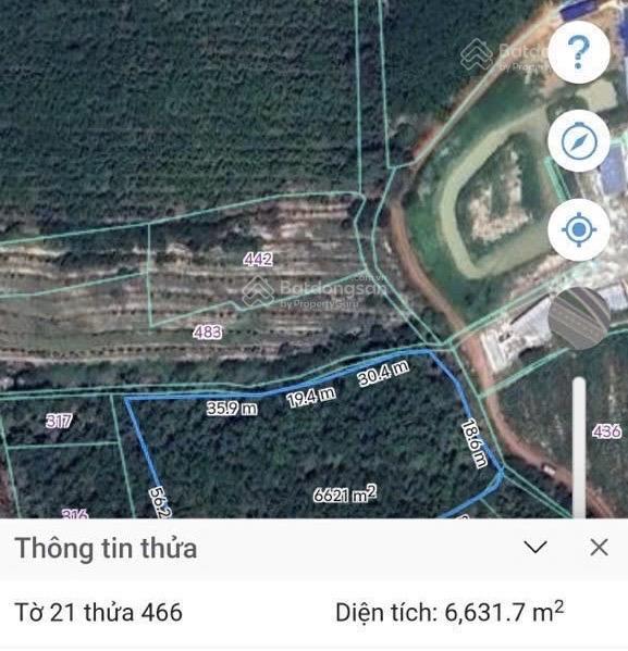 Bán đất tại xã tân phong, huyện tân biên, tây ninh, 28 tỷ, 6631.7 m2, hàng hiếm