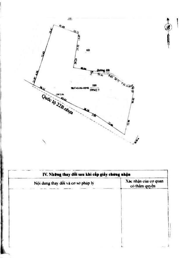 Bán đất mặt tiền quốc lộ 22b, tân phong, tân biên, 73 tỷ, 19542.7 m2