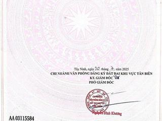 Bán đất thổ cư tại xã thạnh bình, tây ninh, giá siêu hời 40 tỷ, diện tích 6154 m2