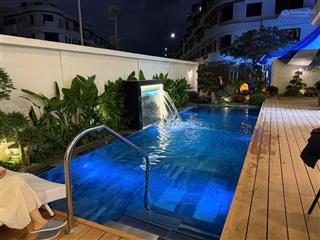 Siêu phẩm villa 2 mặt tiền có thang máy & hồ bơi khu ven sông thăng long, hải châu