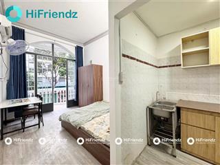 Khai trương 25p 1pn tách bếp bancol, mặt tiền đường, full nội thất, ngay toà nhà viettell q10