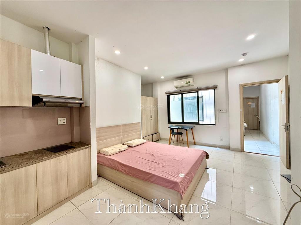 Cho thuê căn hộ cửa sổ, hiện đại, full nội thất, hẻm oto, rộng 30m2, ngay cao thắng q10