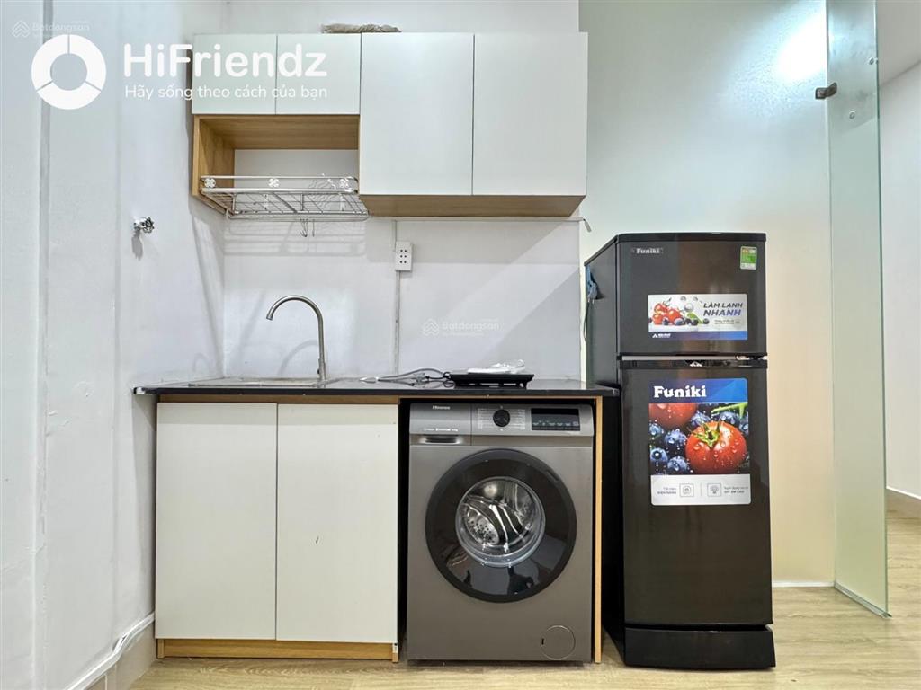 Cho thuê căn hộ 1pn tách bếp bancol, rộng 40m², nhà mới, full nội thất, ngay đại học bách khoa q10